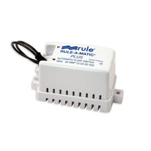 Load image into Gallery viewer, Rule 40FA Rule-A-Matic Plus Bilge Pump Float Switch with Fuse Holder, 12, 24 or 32 Volt, Moisture Tight Seals , White , 3&quot; x 5-3/8&quot; x 2-1/2&quot;
