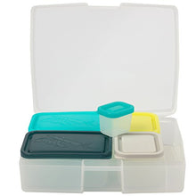 Load image into Gallery viewer, Bentology Leak Proof Bento Lunch Box With 5 Removable Containers, Beach/Multicolor

