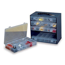 Load image into Gallery viewer, DURHAM Plastic Divider Box - 11x6-3/4 x1-3/4&quot; - (18) Compartments - (7) Dividers
