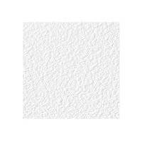 Genesis White Stucco Pro Ceiling Tiles - Easy Drop-in Installation  Waterproof, Washable and Fire-Rated - High-Grade PVC to Prevent Breakage (6