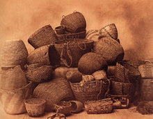 Load image into Gallery viewer, &quot;Puget Sound Baskets&quot; Edward Curtis Native American Art Photograph
