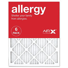 Load image into Gallery viewer, AIRx ALLERGY 20x25x1 MERV 11 Pleated Air Filter - Made in the USA - Box of 6

