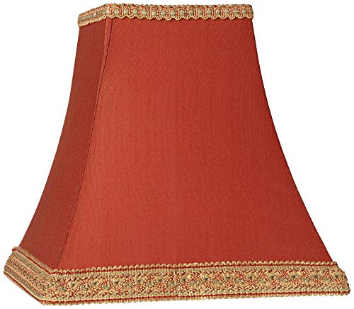 Rust Square Sided Lamp Shade 5x10x9 (Spider) - Springcrest