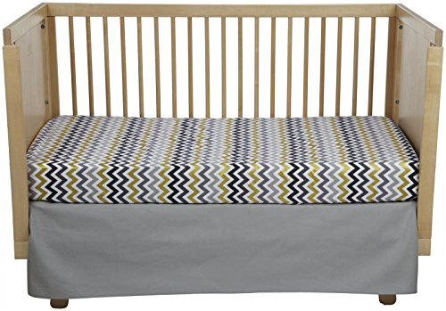 New Arrivals Inc Sweet and Simple Golden Days 2 Pc Crib Set- Gray