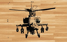 Load image into Gallery viewer, Apache Helicopter Wall Decals Stickers Mural Home Decor Man Cave Kids Room Aa16
