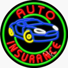 Load image into Gallery viewer, Auto Insurance Handcrafted Energy Efficient Real Glasstube Neon Sign
