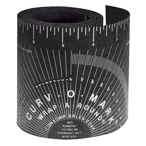 Jackson Safety Pipe Measure Tool  Wrap Around Tape, Flex Angle Diameter and Circumference Measuring and Marking Gauge for 5