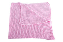Load image into Gallery viewer, Girls Super Soft 100% Cashmere Baby Blanket - &#39;Baby Pink&#39; - Hand Made in Scotland by Love Cashmere
