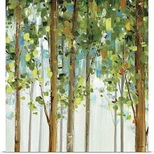 Load image into Gallery viewer, GREATBIGCANVAS Entitled Forest Study II Poster Print, 48&quot; x 48&quot;, Multicolor
