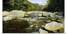 Load image into Gallery viewer, GREATBIGCANVAS Entitled Rocks in a River, Swift River, White Mountains, New Hampshire, New England Poster Print, 72&quot; x 36&quot;, Multicolor
