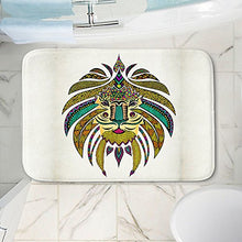 Load image into Gallery viewer, DiaNoche Designs Memory Foam Bath or Kitchen Mats by Pom Graphic Design - Emperor Tribal Lion I, Large 36 x 24 in
