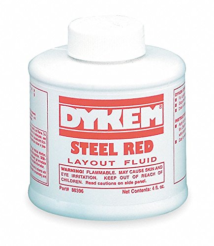 Layout Fluid, Steel Red(TM), 4 oz by Dykem (1)
