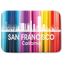 Load image into Gallery viewer, DiaNoche Designs Memory Foam Bath or Kitchen Mats by Angelina Vick - City II San Francisco California, Large 36 x 24 in
