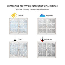 Load image into Gallery viewer, CottonColors Brand Privacy Window Film 35.4x78.7 Inches 3D Non Toxic Static Cling Decoration for Anti-UV Heat Control Energy Saving Glass Stickers
