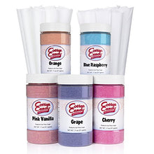 Load image into Gallery viewer, Cotton Candy Express D501 5 Flavor Fun Cotton Candy Floss Sugar, Cones
