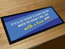 Load image into Gallery viewer, Artylicious Retro Beer Quote bar Pub bar Runner Counter mat
