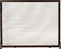Bronze Wrought Iron Panel Screen - 31 inch