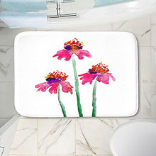 Load image into Gallery viewer, Dia Noche Memory Foam Bathroom or Kitchen Mats by Brazen Design Studio - Echinacea - Small 24 x 17 in
