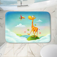 Load image into Gallery viewer, DiaNoche Designs Memory Foam Bath or Kitchen Mats by Toosh Toosh - At the Hop, Large 36 x 24 in
