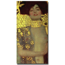Load image into Gallery viewer, Judith 1901 by Gustav Klimt, 16 by 32-Inch Canvas Wall Art
