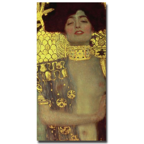 Judith 1901 by Gustav Klimt, 16 by 32-Inch Canvas Wall Art