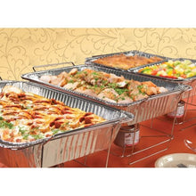 Load image into Gallery viewer, TigerChef 0026-CATERSET Catering Set Serving Dishes for Parties Includes Chafer Pans Set and Disposable Serving Utensils, Spoons and Tongs for Parties and Events Birthday, Holidays, picnics, Wedding
