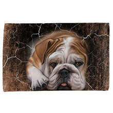 Load image into Gallery viewer, Old Glory English Bulldog Live Forever All Over Hand Towel Multi Standard One Size
