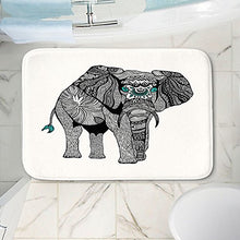 Load image into Gallery viewer, DiaNoche Designs Memory Foam Bath or Kitchen Mats by Pom Graphic Design - One Tribal Elephant, Large 36 x 24 in

