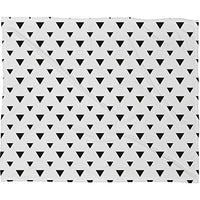 Deny Designs Upside Down Triangles Plush Fleece Throw Blanket, 50 X 60