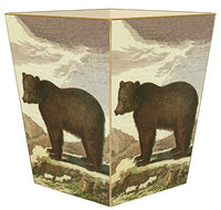 Brown Bear Wastepaper Basket