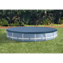 Load image into Gallery viewer, INTEX Round Metal Frame Pool Cover, Blue, 15 ft
