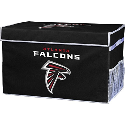 Franklin Sports NFL Atlanta Falcons Folding Storage Footlocker Bins - Official NFL Team Storage Organizers - Collapsible Containers - Small