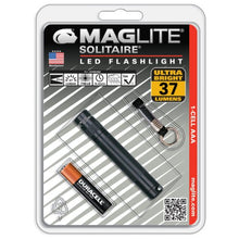 Load image into Gallery viewer, Maglite Solitaire LED 1AAA Black SJ3A016
