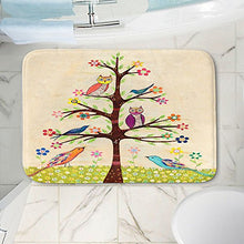Load image into Gallery viewer, DiaNoche Designs Memory Foam Bath or Kitchen Mats by Sascalia - Owl Bird Tree II, Large 36 x 24 in
