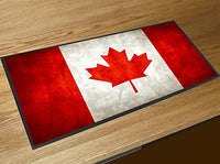 Artylicious Canadian Flag Pub bar Runner Counter mat