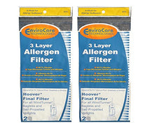 Load image into Gallery viewer, EnviroCare 2 Hoover WindTunnel Self Propelled 3 Layer Final Vacuum Filters Set Widepath Empower Foldaway
