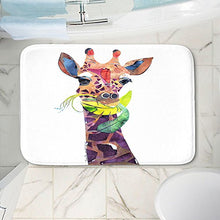 Load image into Gallery viewer, DiaNoche Designs Memory Foam Bath or Kitchen Mats by Marley Ungaro - Giraffe, Large 36 x 24 in
