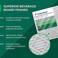 Load image into Gallery viewer, Filterbuy 12x30x4 Air Filter MERV 8 Dust Defense (6-Pack), Pleated HVAC AC Furnace Air Filters Replacement (Actual Size: 11.50 x 29.50 x 3.75 Inches)
