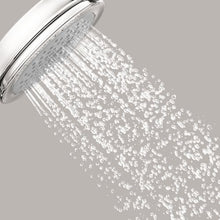 Load image into Gallery viewer, hansgrohe Croma 100 Classic 5-inch Showerhead Easy Install Classic 3-Spray Full, Pulsating Massage, Intense Turbo Easy Clean with QuickClean in Chrome, 04070000,Small
