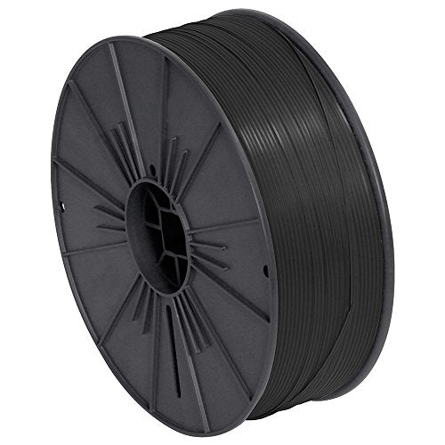 Aviditi Black Plastic Twist Tie Spool, 7000' Long for Custom Length Ties, Use to Seal Bread, Gift, and Treat Bags or for Bundling Cables and Wires (1 Roll)
