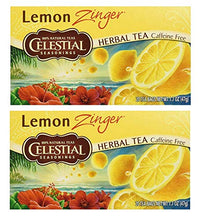 Load image into Gallery viewer, Celestial Seasonings Upc Herbal Tea, Lemon Zinger, (2 Pack)
