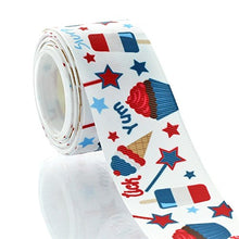 Load image into Gallery viewer, 1.5&quot; 4th of July Treats Grosgrain Ribbon 5yd
