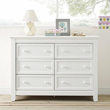 Load image into Gallery viewer, Baby Relax Tia 6-Drawer Dresser, White
