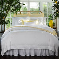 Genna Bedding by Sferra - Standard Pillowcases 22x33 (Pair) - White
