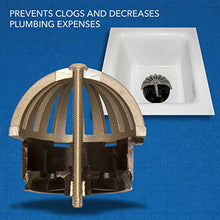 Load image into Gallery viewer, Guardian Drain Lock Dome-D-Lock Commercial Floor Sink Locking Dome Strainer For Restaurants, Hotels, Kitchens, Managers To Prevent Clogs and Pipe Damage 4 Inch
