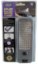 Load image into Gallery viewer, ToolUSA Think Tank Technology 60 Led Multi-directional Worklight And 4 Led Flashlight: FL-92193-YK

