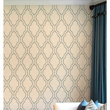 Load image into Gallery viewer, Sophia Trellis Wall Stencil Pattern - Large - Beautiful stencils for DIY home decor
