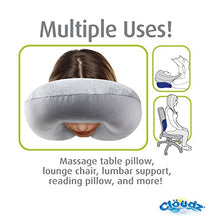 Load image into Gallery viewer, Cloudz Microbead Travel Neck Pillow - Black
