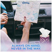 Load image into Gallery viewer, Kleenex Perfect Fit Facial Tissues, Car Tissues, 50 Tissues per Canister, 4 Count(Canisters)
