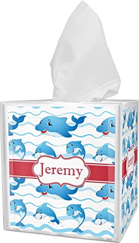 RNK Shops Dolphins Tissue Box Cover (Personalized)